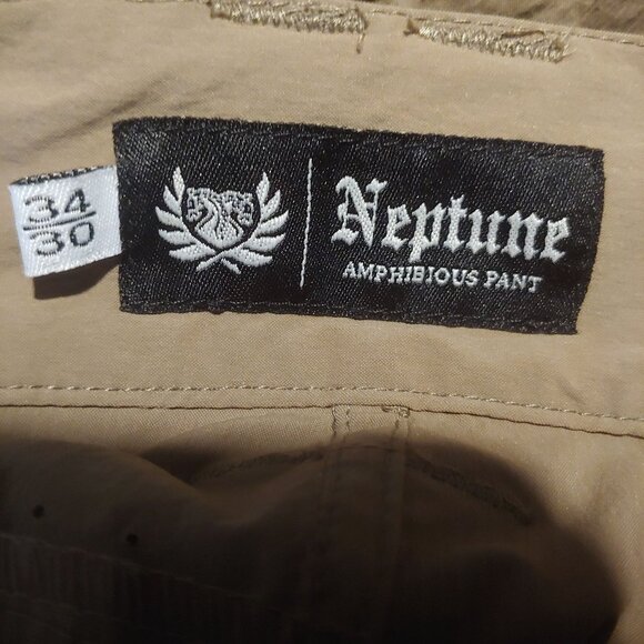 Neptune Amphibious Pant Mens Hiking Fishing Camping Dad 34x30 Outdoor Ripstop - Picture 8 of 9
